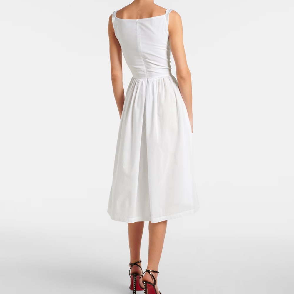 Vivienne Westwood Elegant White Midi Dress - Picture 3 of 3